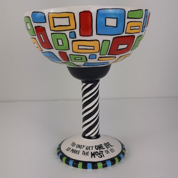 Tipsy Rita Grasslands Road Funny I'm The Life Of The Party Glass - Picture 1 of 10